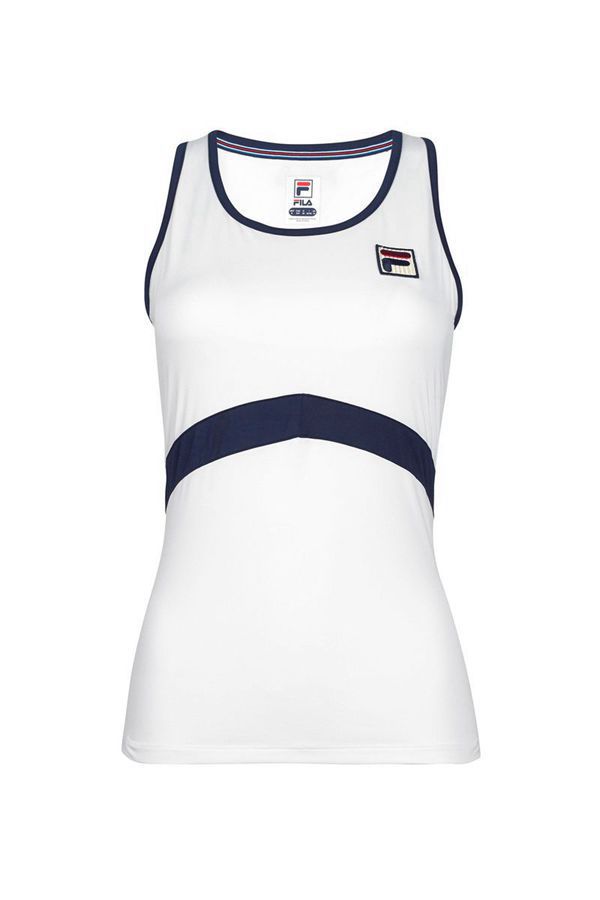 Fila Heritage Racerback Women's Tank Top - White,NZ 289-46350